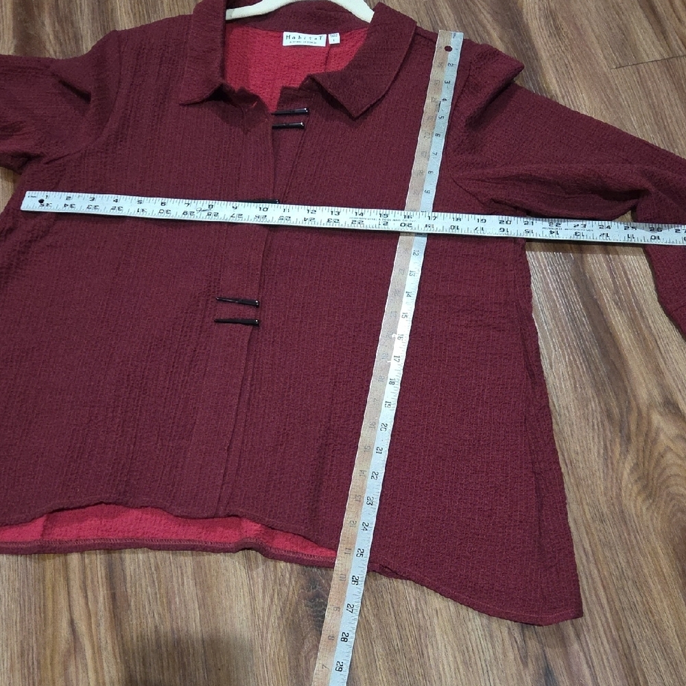 Habitat Burgundy Knit Top - Picture 4 of 9